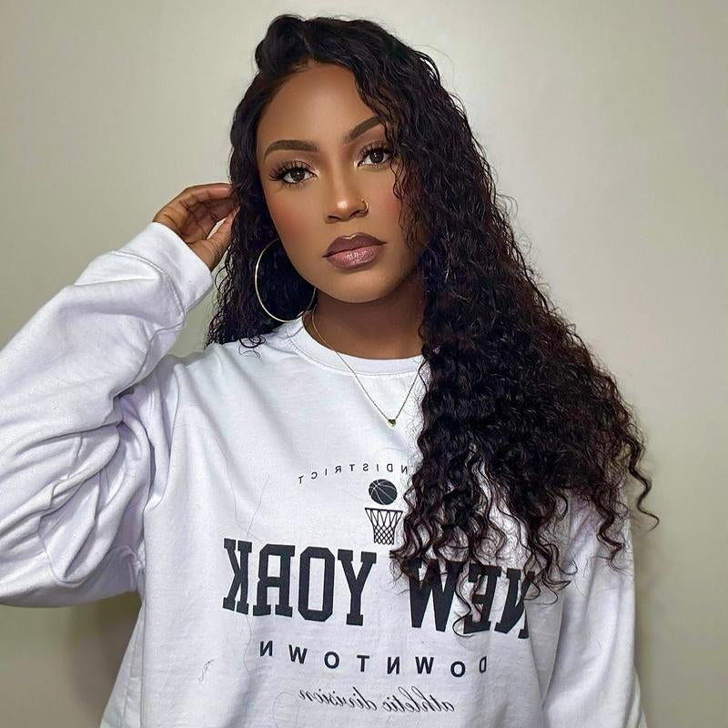 NULOOK HAIR 6X6 HD Lace Front Glueless Wig - Water Wave Human Hair, Pre-Bleached Knots, Pre-Cut Wear & Go, 200% Density Natural Hairline #Wigtok #Blackgirl #Fallfreshnessfall Deals for You